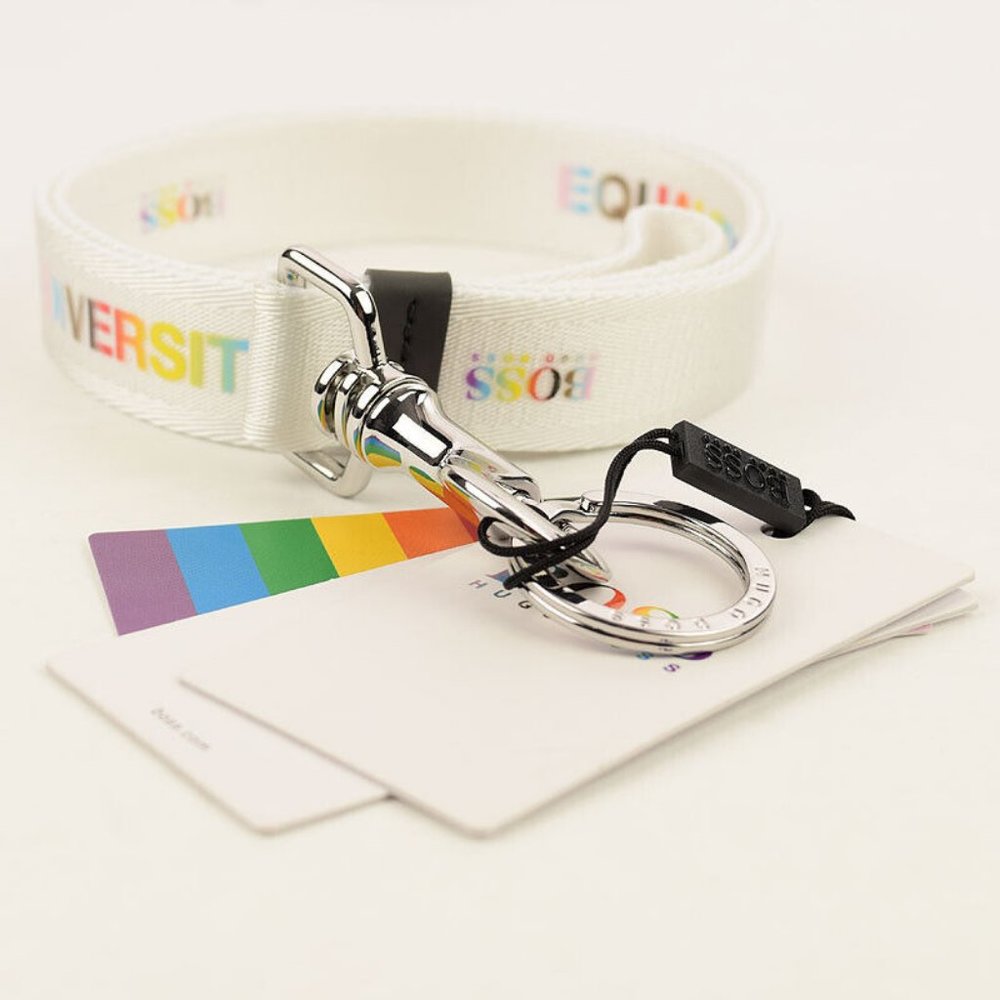 Hugo Boss Pride Lanyard Keychain